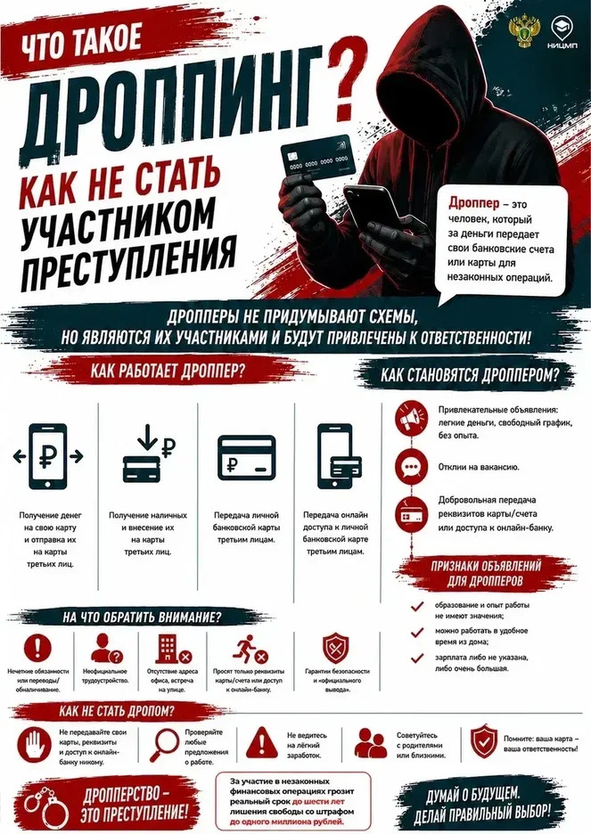 Мошенничество, дроппинг